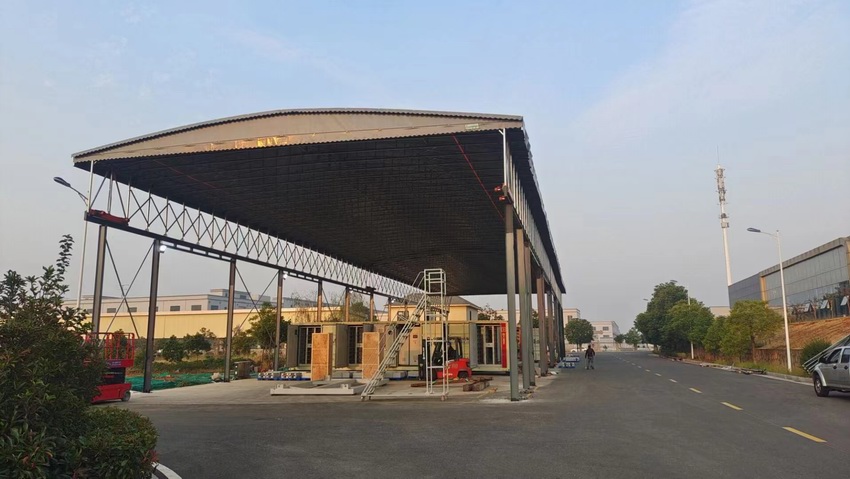 电动雨篷，过道雨棚