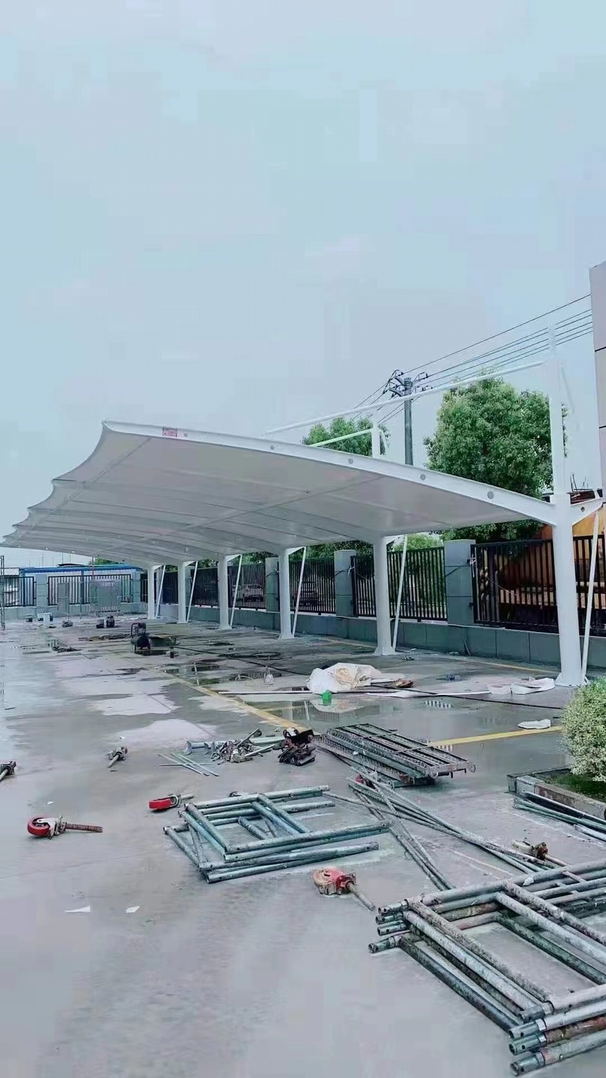 膜结构，停车棚